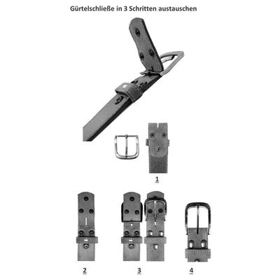Koppelgürtel RETTUNGSRING GÜRTEL, Damen, Gr. 120, schwarz, Leder, unifarben, Gürtel Koppelgürtel