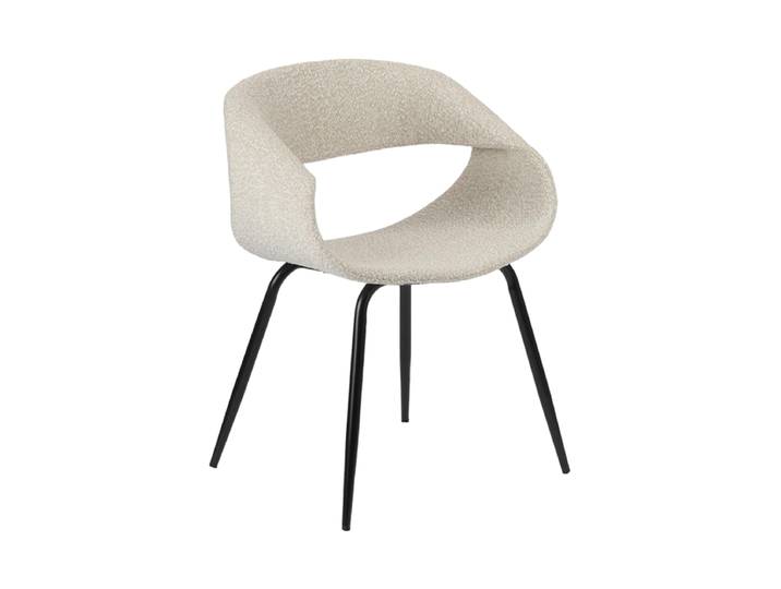 Design Stuhl „Whale“ mit Armlehnen White Pearl Global Interiors