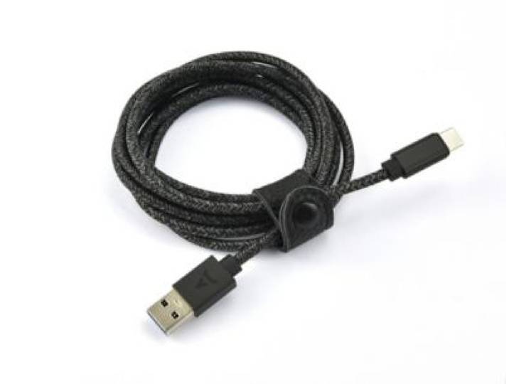 Adeqwat - Câble Usb C Vers Usb 3m Tressé Noir