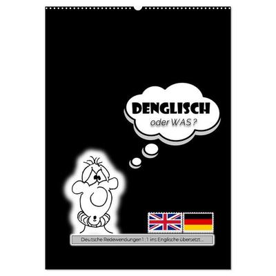 DENGLISCH oder was? (Wandkalender 2026 DIN A2 hoch), CALVENDO Monatskalender