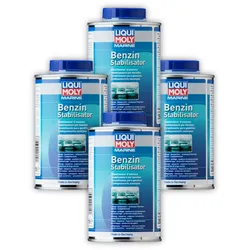 4x Additiv LIQUI MOLY 25008 Marine Benzinstabilisator 2 + 4 Takt Kraftstoff 500ml