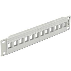 DeLOCK - Patch Panel - Grau - 1U - 25.4 cm (10) 43309