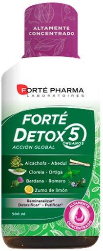 FORTE PHARMA Detox 5 Órganos Acción Global