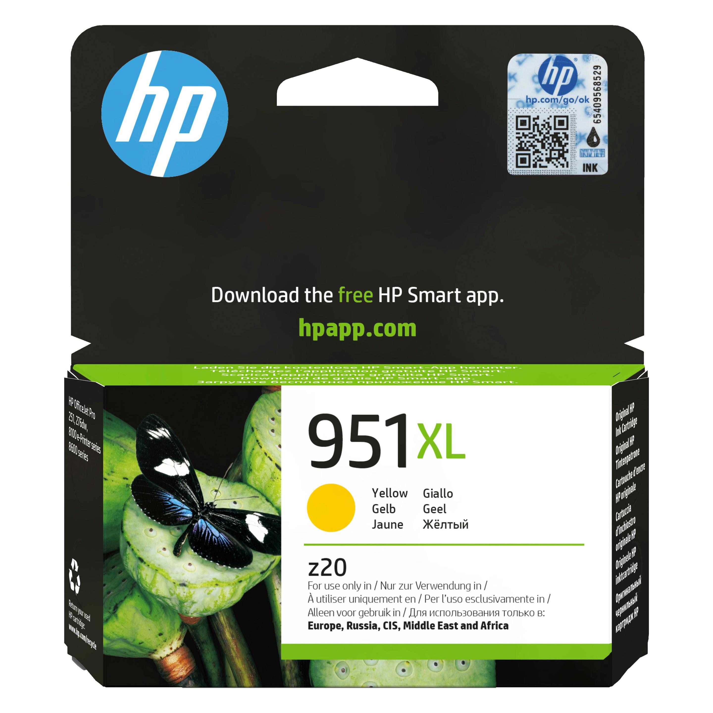 HP Ink Yellow, 10ml (Y) (CN048AE#BGX)