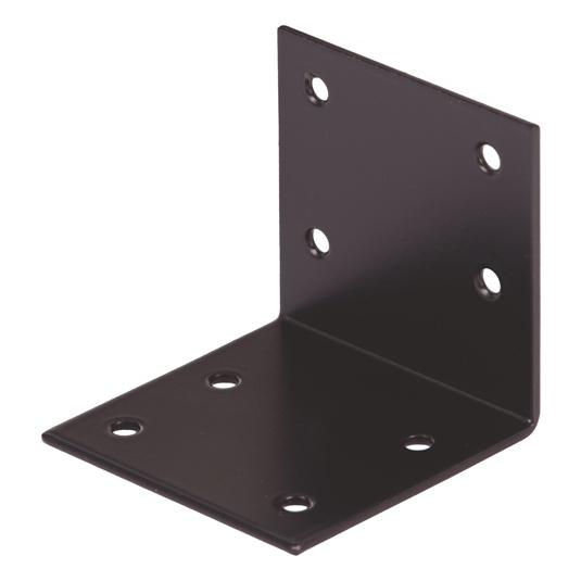 GAH Breitwinkel Mass a 60 mm Schenkellänge 60 mm blau verzinkt, schwarz beschich. gleichschenklig (Breitwinkel, 50 Stk.) (329501)