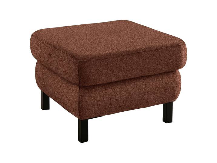 Pure Home Comfort Hocker, Rost, Metall, quadratisch, 69x47x69 cm, Fußauswahl, Stoffauswahl, erweiterbar (Typenauswahl), Wohnzimmer, Hocker, Sitzhocker