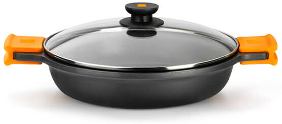 BRA Cookware BRA Efficient 28cm Low Casserole with Lid