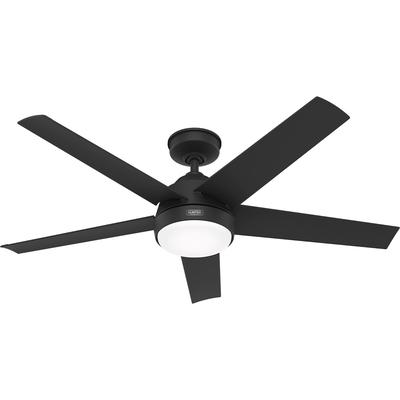 Hunter Outdoor Deckenventilator Marina Schwarz mit LED 132