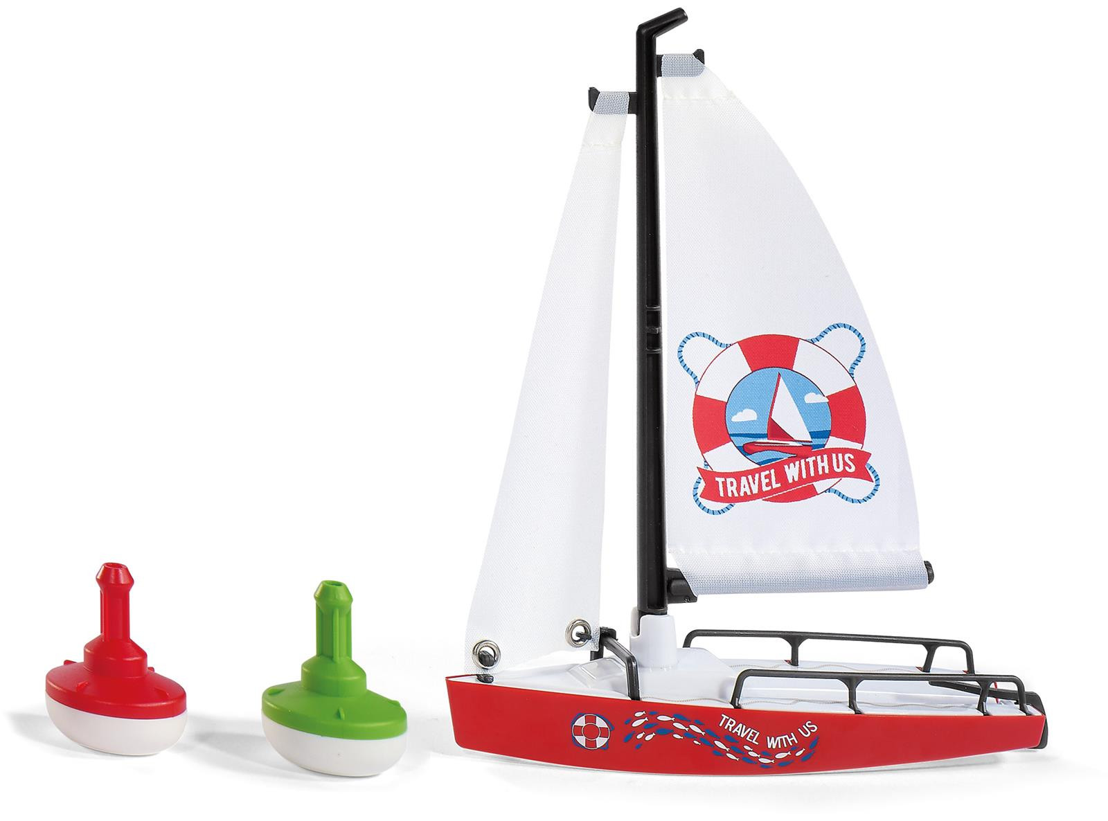 Siku Zeilboot met boeien modelboot