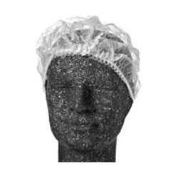 Bunzl Hårnet str L Non-Woven Hvid,10 pk x 100 stk/krt (Erste Hilfe Set Zubehör) (5706461116094)
