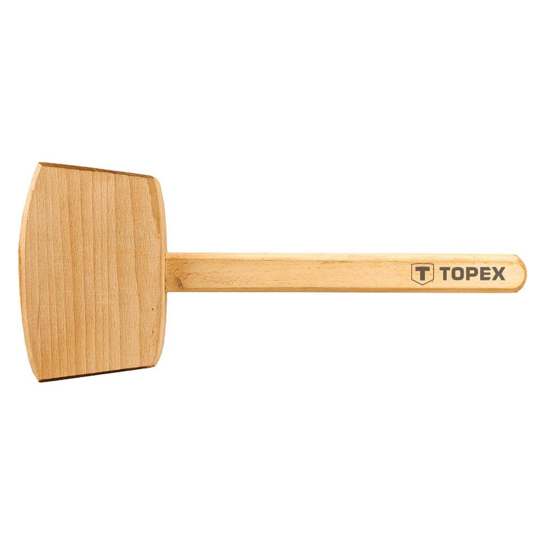 Topex Holzhammer 500g, Holzgriff (500 g) (02A050)