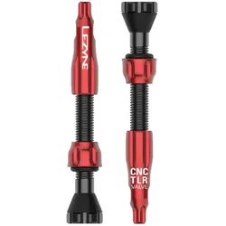 LEZYNE Tubeless Ventil CNC Pro TLR Paar | rot 44 mm