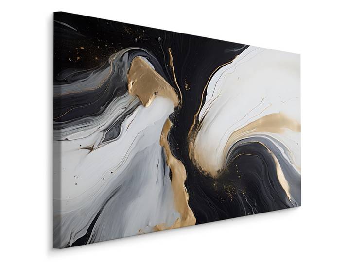 LEINWANDBILD Marmor Abstraktion Glamour Stil 90x60