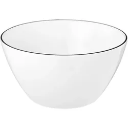 Seltmann Lido Black Line, Schüssel + Schale, Weiss