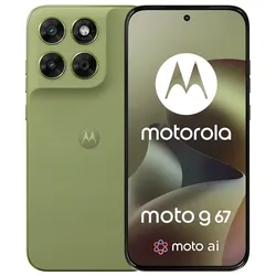 Motorola G67 5G 8/128GB Nile (128 GB, Olive, Pantone Nile, 6.78", Hybrid Dual SIM, 5G), Smartphone, Grün