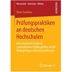 Prüfungspraktiken an deutschen Hochschulen, Fachbücher von Elena Tsarouha
