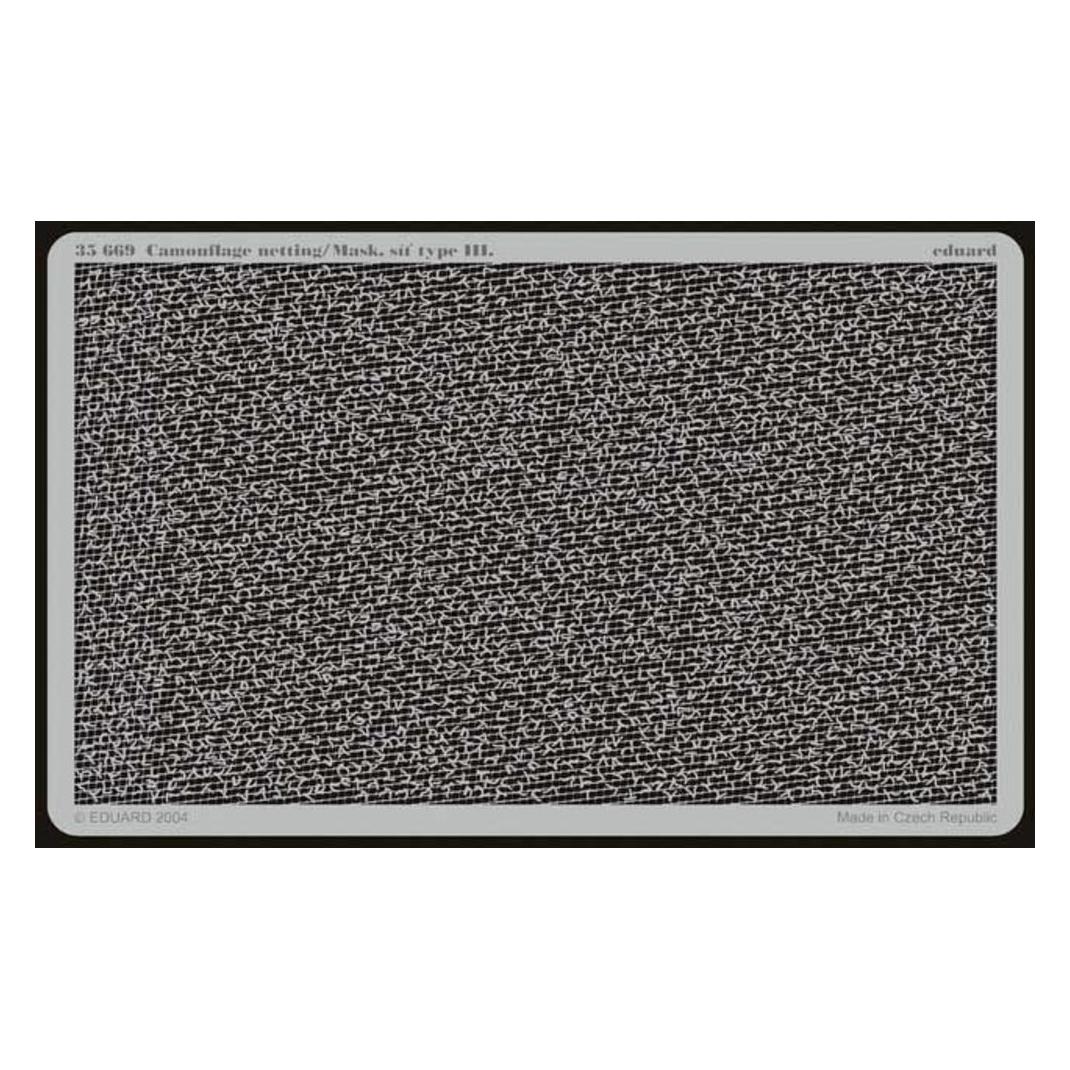 Eduard Camouflage Netting / Tarnnetz Type III (35669)