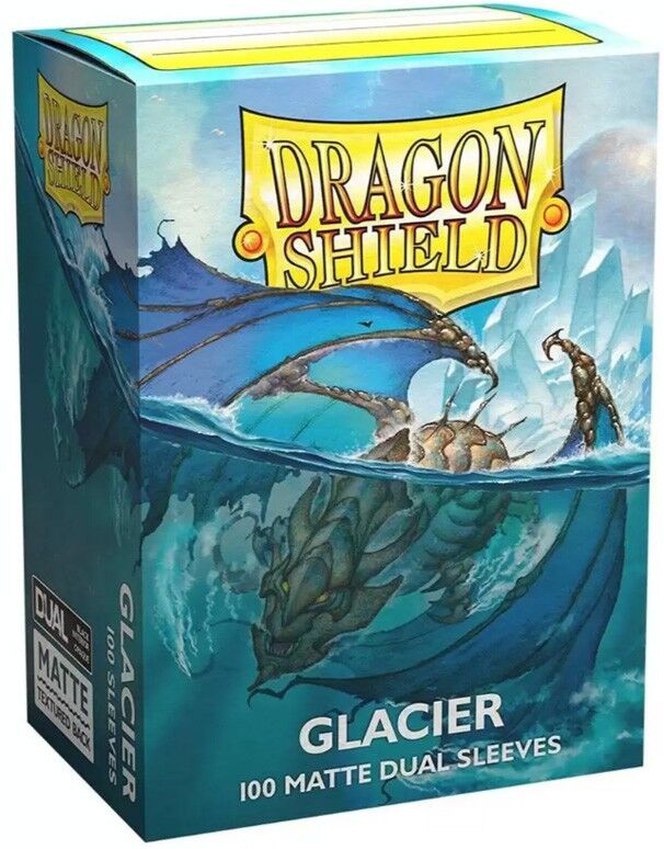 100 Sleeves Standard Dragon Shield Dual Matte Glacier