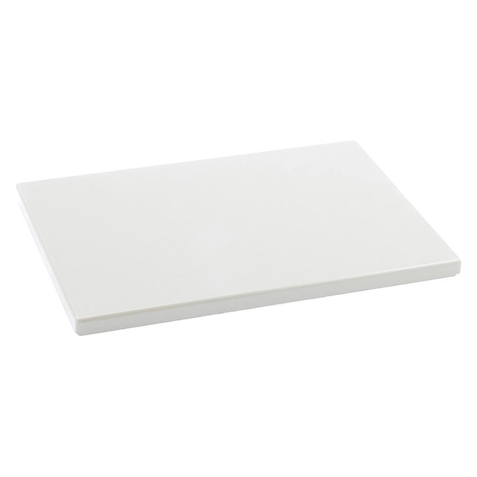 Metaltex Polyethylene cutting board, white, 33 x 23 x 1.5 cm (61408219)
