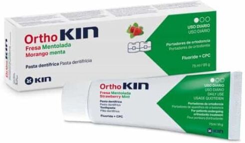 Kin Ortho Erdbeer-Menthol-Zahnpasta 75 ml