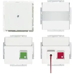 Busch-Jaeger 1510 UJ-84, Schalter + Taster, Weiss