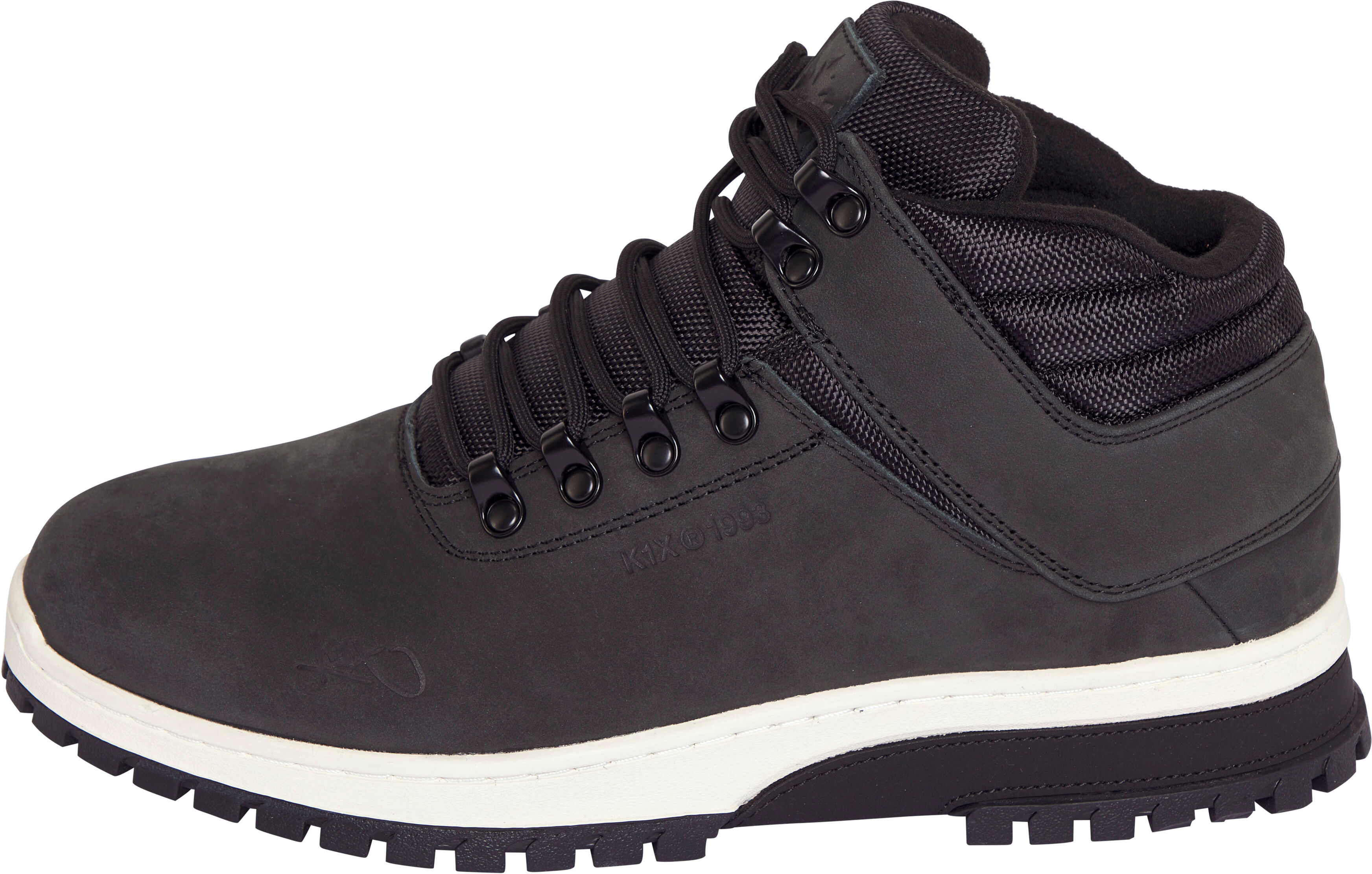 Winterboots K1X "K1X TERRITORY SUPERIOR", Herren, Gr. 44,5, schwarz (schwarz, sanftes weiß), Leder, Textil, Schuhe Winterboots, Winterstiefel, Schnürstiefel, Winterschuhe