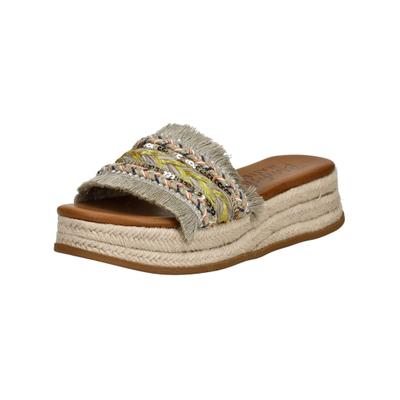 Pantolette BLOWFISH "Blowfish Pantoletten Lederimitat", Damen, Gr. 40, gold, Lederimitat, Schuhe Pantolette