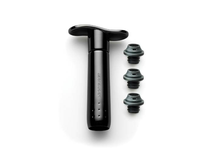 Flaschenausgiesser LE CREUSET WA-137 , schwarz, Metall, Ausgiessaufsätze, Flaschenausgiesser