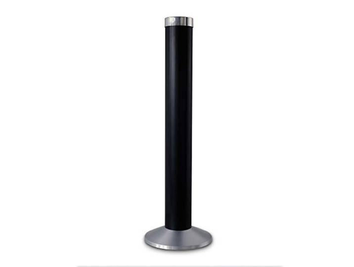 Aschenbecher Säule 81x25cm schwarz ALU SZAGATO Made in Germany groß Stand-Aschenbecher außen großer stehend für draußen
