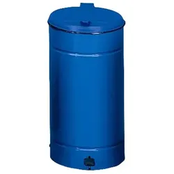 Treteimer VAR EURO-Pedal Tretabfallsammler 60 L blau großvolumig, für den Einsatz von 60-70 ltr. Kunststoffsäcken