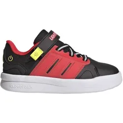 adidas Lightorama Court Elastic Lace Sneaker Kinder - core black/