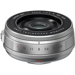 Fujifilm Fujinon XF 23mm f/2.8 R WR (Fujifilm X, APS-C / DX), Objektiv, Silber
