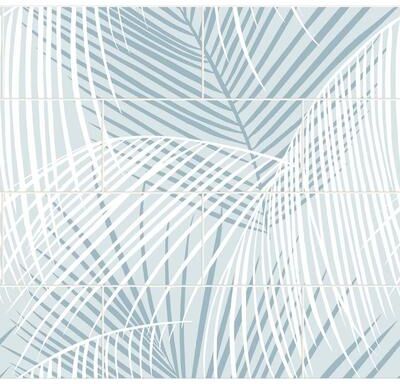 Lillian August Palm Tile Peel and Stick Wallpaper