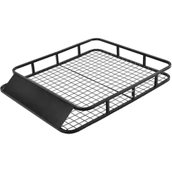 Costway Dachgepäckträger Universal Dachkorb Stahl