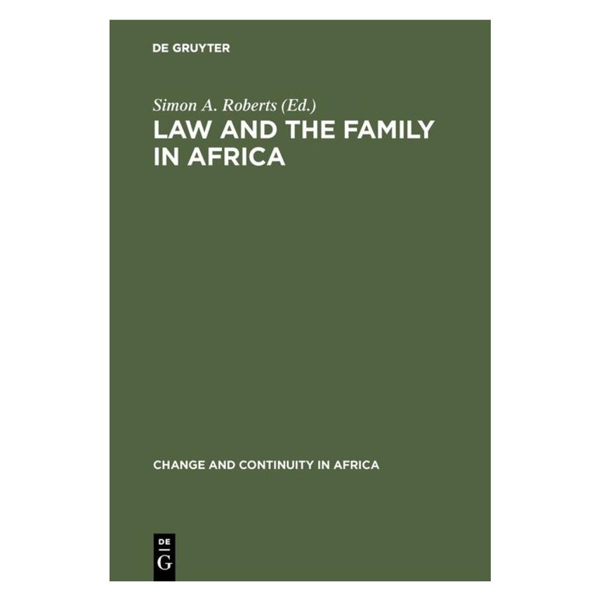 De Gruyter Law and the Family in Africa (Englisch, Hardcover, A Roberts Simon, Simon A Roberts) (71876579)
