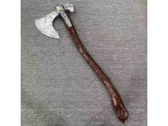 35 pouces PU Kratos Katana hache dieu de la guerre 4 Anime Cosplay accessoire Athena lame Chaos samouraï sabre taille réelle japonais Katana épée jouet
