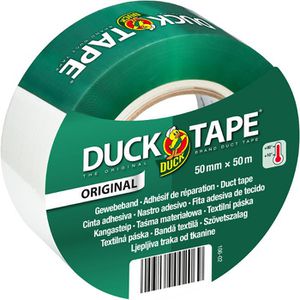 Duck Gewebeband Tape 106-02, Original, weiß, 50mm x 50m
