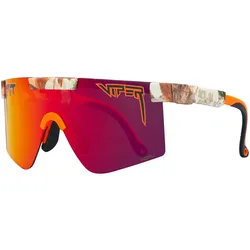 Pit Viper, Unisex, Sportbrille, The Actual Bush Original Polarized Red Wide (Blau, Blau), Orange, Grün, Violett, Beige, Rot, Mehrfarbig