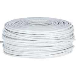 Danicom CAT5e Netzwerkkabel, SF/UTP, AWG 26/7 (Flexibel), 100 Meter, Grau, CCA (FTP, SF/UTP, CAT5e, 100 m), Netzwerkkabel