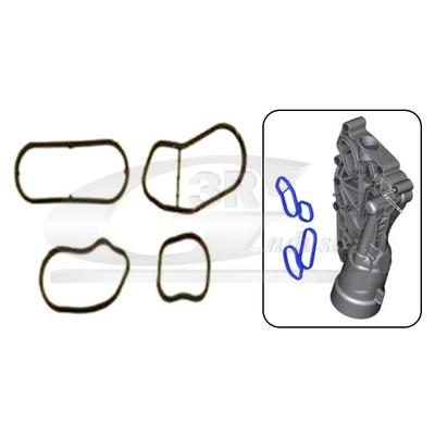 3RG Dichtungssatz, Ölkühler 76106 für BMW