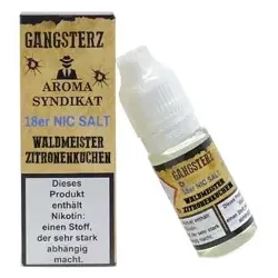 Waldmeister Zitronenkuchen 10ml 18mg NicSalt Liquid by Gangsterz