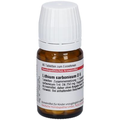 Lithium Carbonicum D 6 Tabletten 80 St