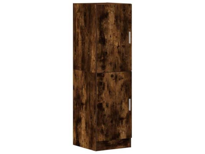 KUPTYERFG Küchenschrank Räuchereiche 38x41,5x131,5 cm Holzwerkstoff Kompakter Schrank mit flexibler Tür-Montage links oder rechts, ideal für Ordnung im Büro, Essbereich oder Gastronomie.