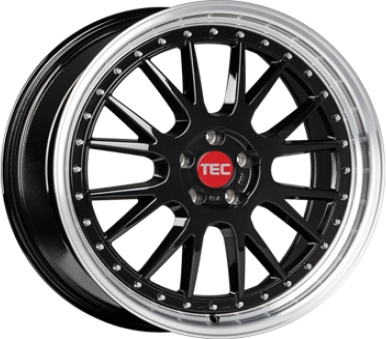 TEC Speedwheels Gt Evo Hyper Silver Horn Polished 8x18 ET 45 5/112 Alufelge Silber