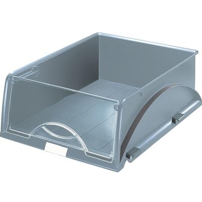 LEITZ Ablagekorb Sorty A4 grau Packung mit 4 Stück