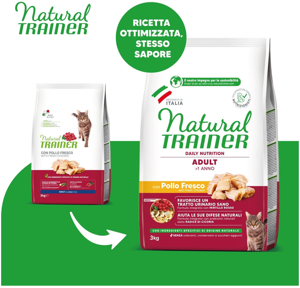 Natural Trainer Gatto Adult Pollo 3KG