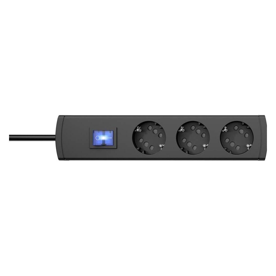 Kopp 233805009 Innenraum 6AC-Ausgänge 1.4m Schwarz Verlängerungskabel (6x, CEE 7/3, 1.40 m) (233805009)