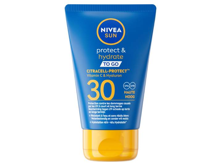 NIVEA SUN Protect &amp; Hydrate Lait Protection Solaire SPF30 50 ml