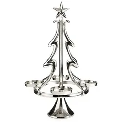 ABELLA Xmas Adventskranzständer handgefertigt Aluminium Größenauswahl