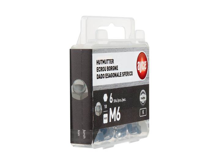 Hutmutter Edelstahl M6